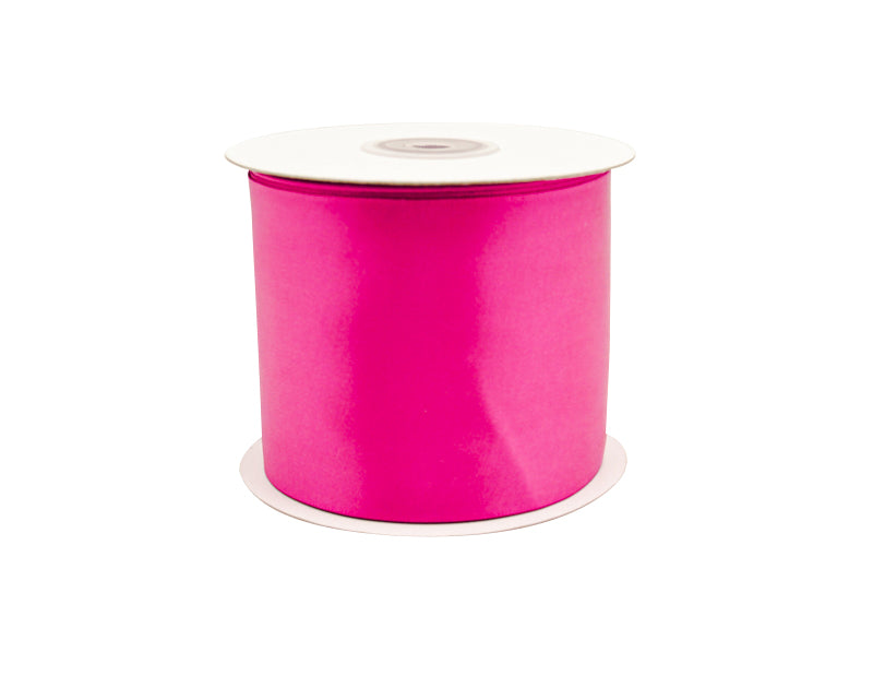 3"x 25 yards Shocking Pink Single Face Satin Gift Ribbon