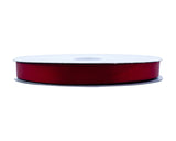 5/8"x100 yard Scarlet Red Polyester Satin Gift Ribbon - Pack of 10 Rolls