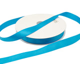 7/8"x100 yard Neon Blue Polyester Satin Gift Ribbon - Pack of 10 Rolls