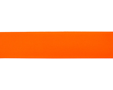 7/8"x100 yard Neon Orange Polyester Satin Gift Ribbon