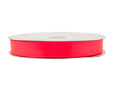 7/8"x100 yard Neon Pink Polyester Satin Gift Ribbon - Pack of 10 Rolls