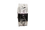 Silver Heart Wedding Arras Box Coin Set with Couple 2 Inch