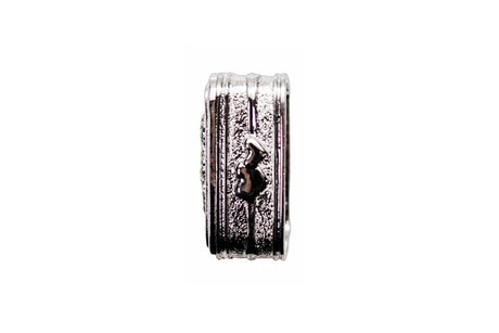 Silver Double Heart Rectangle Arras Box Coin Set 2.25 Inch