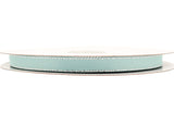 3/8"x50 yard Aqua Satin Gift Ribbon with Silver Edge - Pack of 15 Rolls