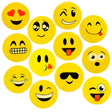 Emoticon Vinyl Balls 9" (1 DZ)