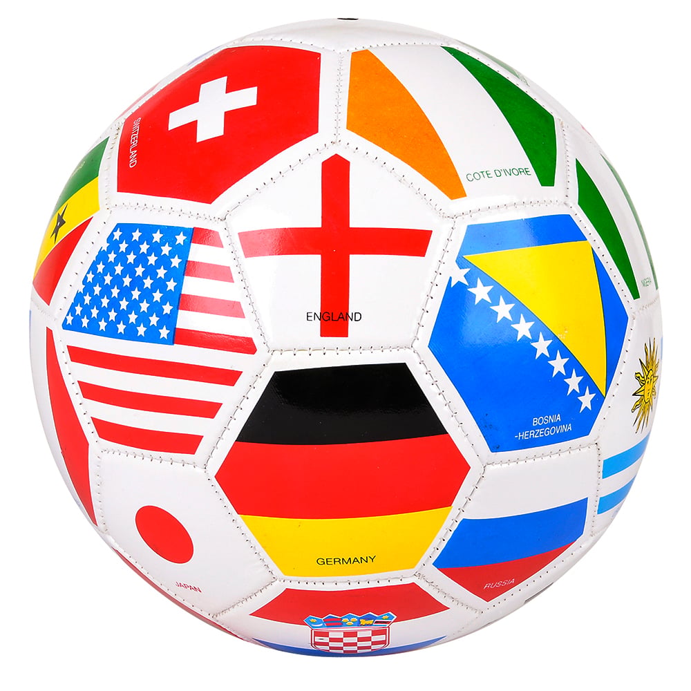 World Flag Soccer Ball Size 5