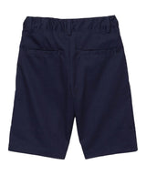 Boy Uniform Navy Shorts With Adjustable Waist - Navy, Adjustable Waist, Pockets (Sizes 5-16)