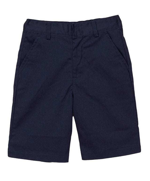 Boy Uniform Navy Shorts With Adjustable Waist - Navy, Adjustable Waist, Pockets (Sizes 5-16)