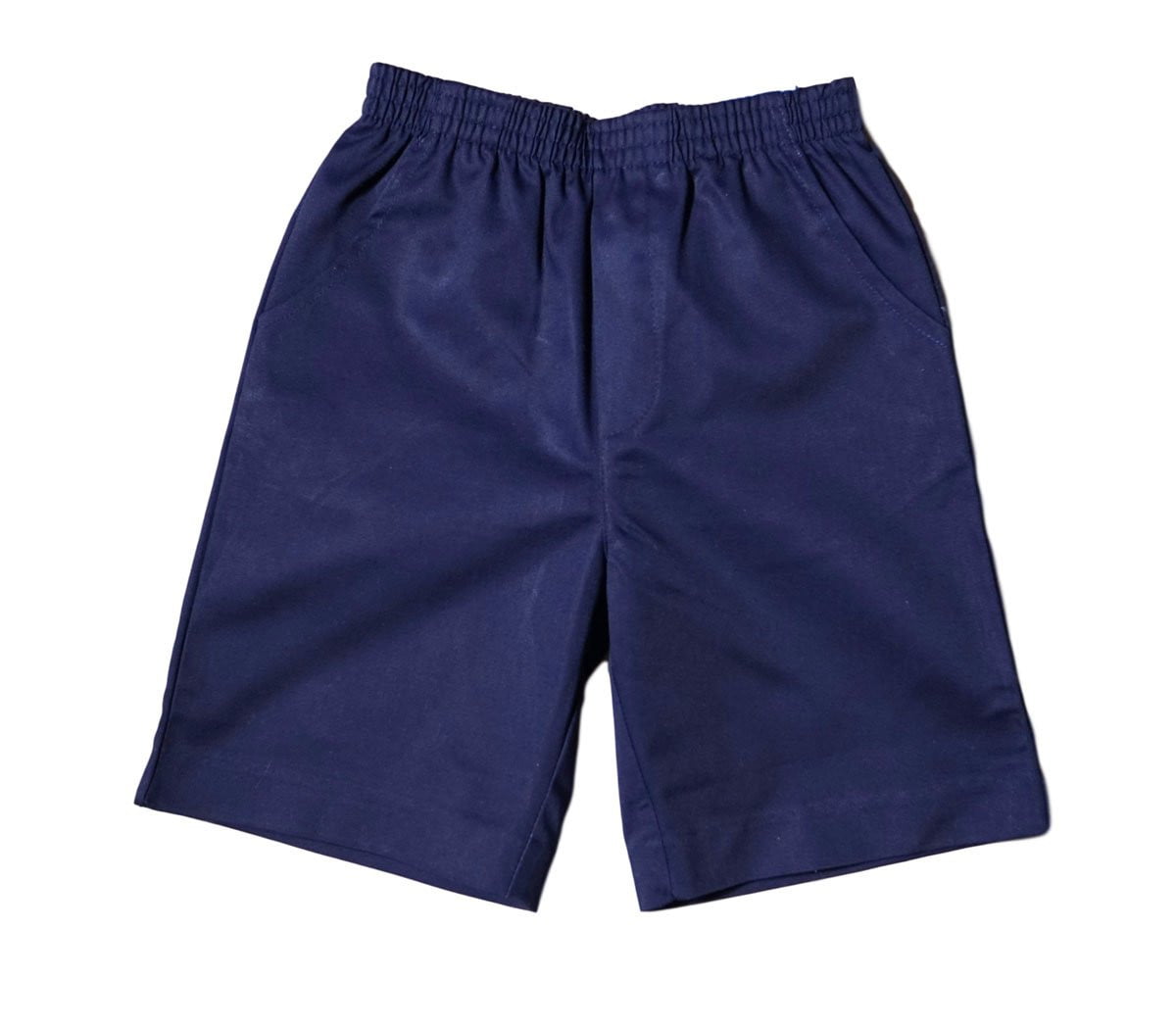 Boys All Elastic Waist Pull-Up Shorts - Boys Uniform Bottoms, Color Options, Size Options (1 Piece)