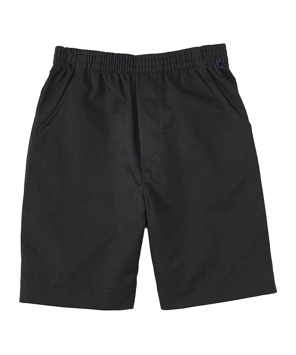 Boys All Elastic Waist Pull-Up Shorts - Boys Uniform Bottoms, Color Options, Size Options (1 Piece)