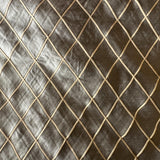 Scada Silk Fabric - Diamond Geometric Pattern, 54" Width (1 Yard)