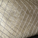Scada Silk Fabric - Diamond Geometric Pattern, 54" Width (1 Yard)