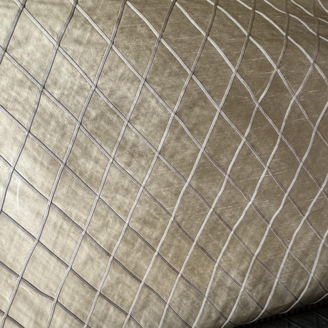 Scada Silk Fabric - Diamond Geometric Pattern, 54" Width (1 Yard)