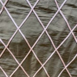 Scada Silk Fabric - Diamond Geometric Pattern, 54" Width (1 Yard)