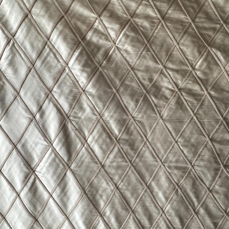 Scada Silk Fabric - Diamond Geometric Pattern, 54" Width (1 Yard)