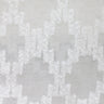 Scarlet White Polyester Fabric - Diamond Textured Sheer, 110" Width (1 Yard)