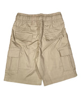 Boy Cargo School Uniform Shorts - Polyester Cotton Fabric - Navy, Khaki, Cargo Style, 4/5-16 (1 Unit)