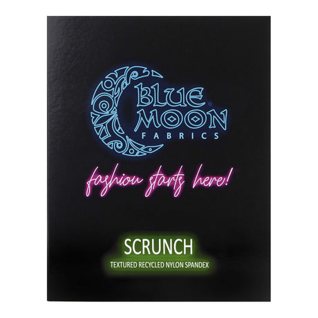 Scrunch Textured Recycled Nylon Spandex Fabric - Color Card, 25 Colors, 4-Way Stretch, Recycled Nylon Spandex (1 Card)