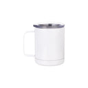 Sublimation Mug Tumbler - White 12 Ounce Double Wall Insulated Fabric (1 Piece)