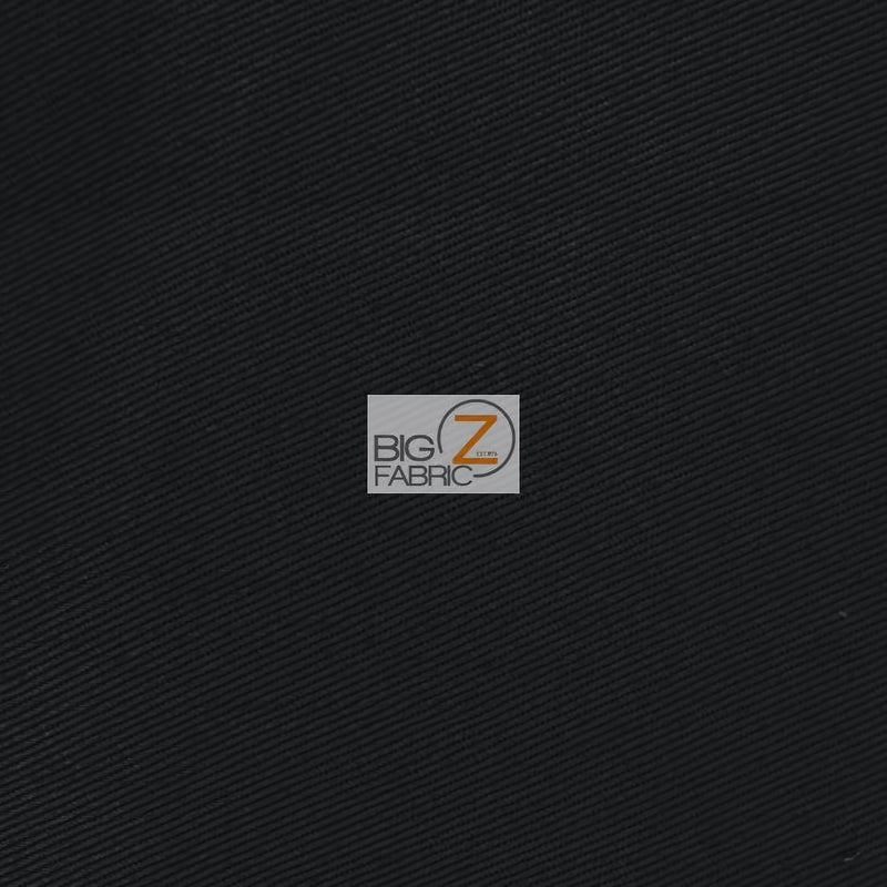 Solid 100% Cotton Twill Fabric Black Sold By The Yard