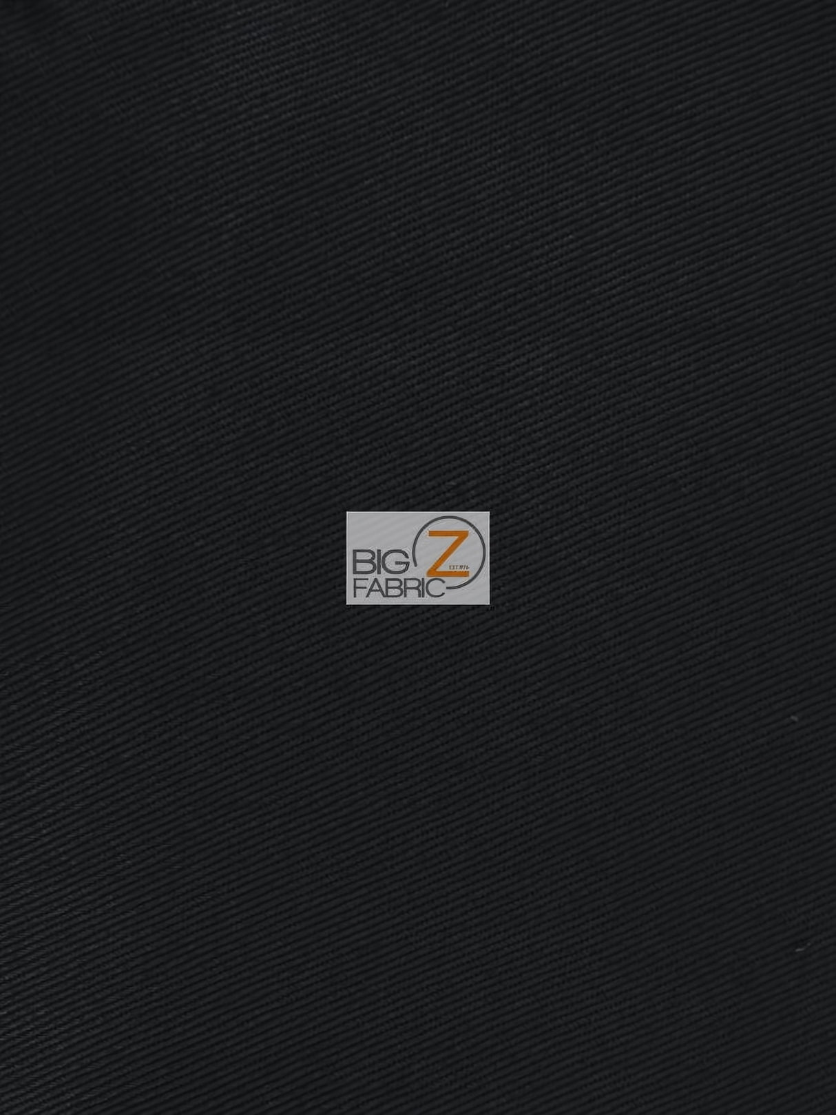 Solid 100% Cotton Twill Fabric Black Sold By The Yard
