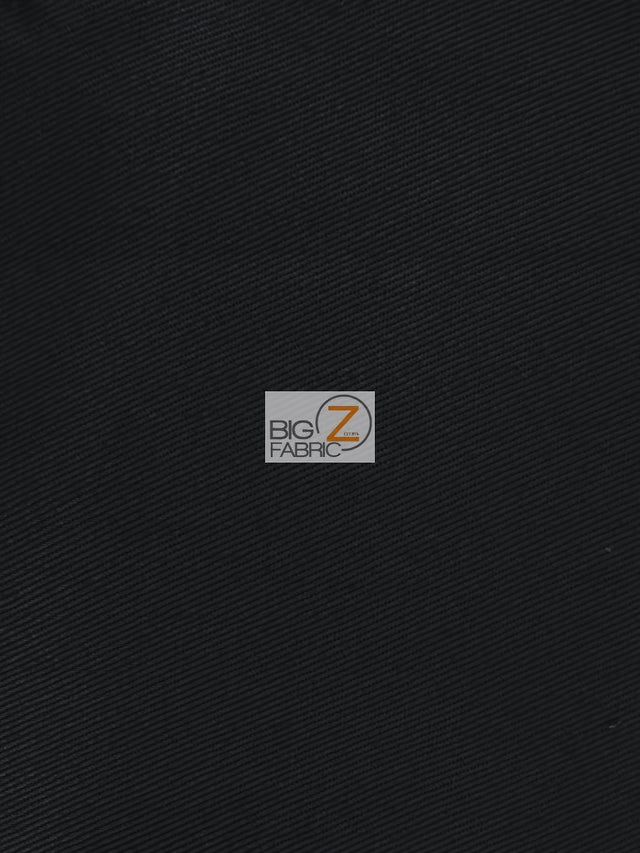 Solid 100% Cotton Twill Fabric Black Sold By The Yard