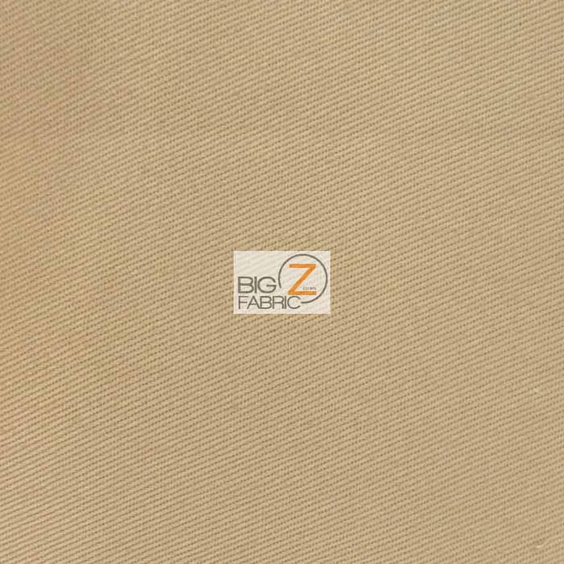 100% Cotton Twill Fabric Khaki Sold By The Yard