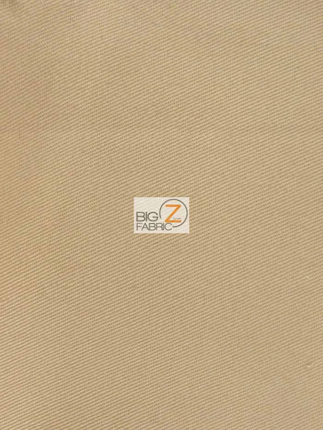 100% Cotton Twill Fabric Khaki Sold By The Yard