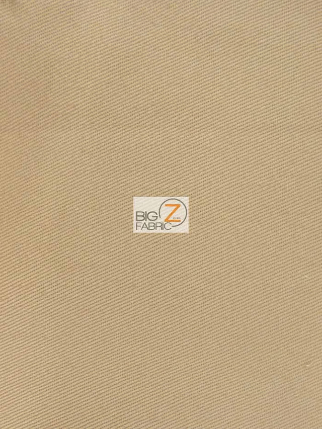 100% Cotton Twill Fabric Khaki Sold By The Yard