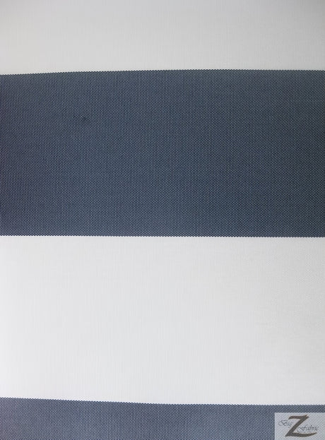 4" Stripe Outdoor Waterproof Anti-UV Vinyl Fabric