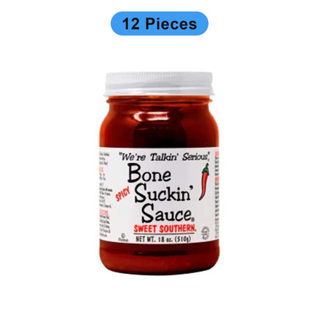 BONE SUCKIN' SPICY SWEET SOUTHERN SAUCE 18 OZ JAR