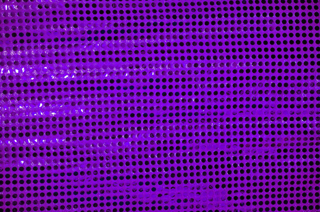 Confetti Dot Sequins Polyester Fabric - Round 6Mm Sequins, 45" Wide (1 Yard)
