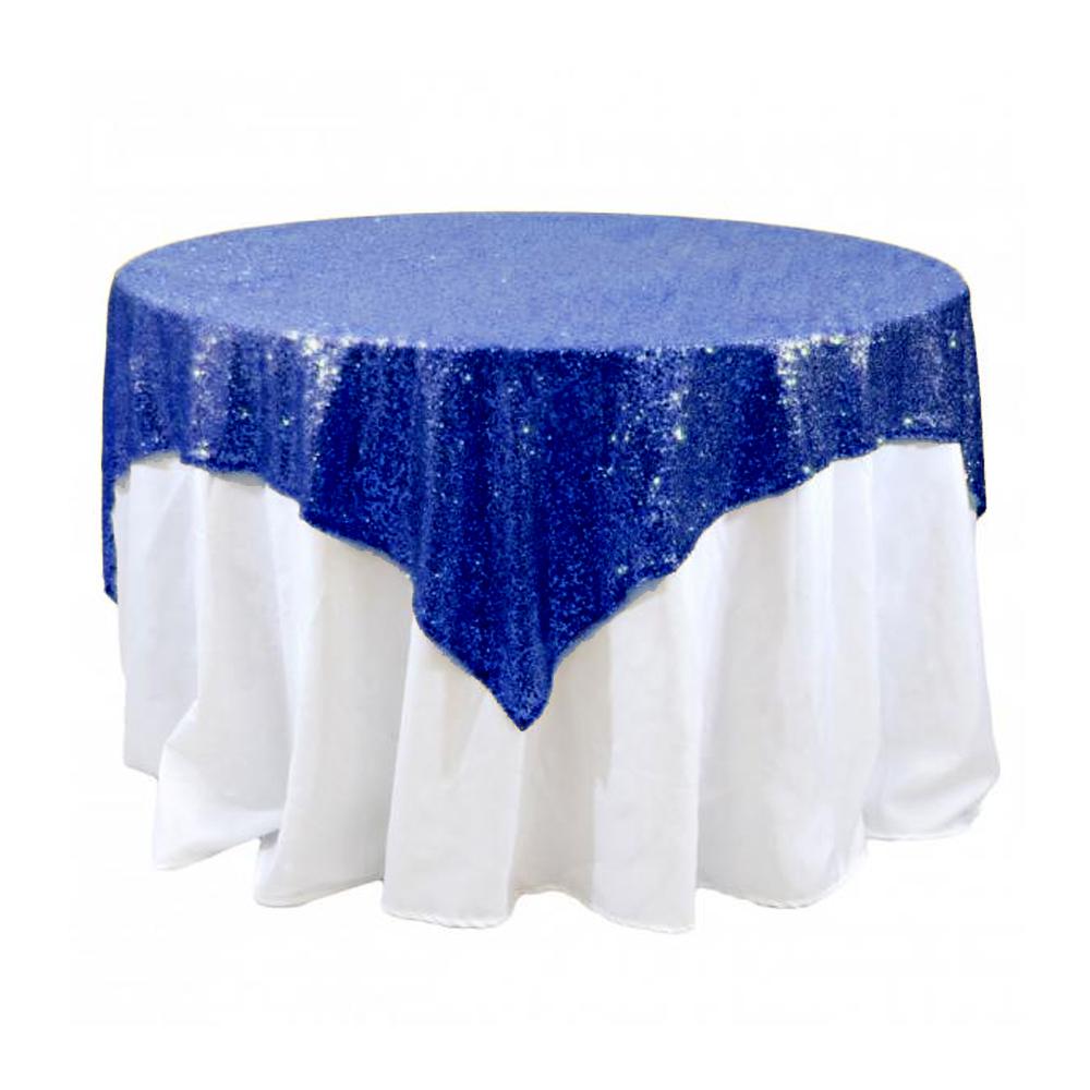 Royal Sequins Overlay Square Tablecloth 54″ x 54″