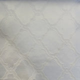 Serena Fabric Cotton Polyester Jacquard Fabric - Embossed Diamond-Shaped Geometric, Natural/Washed, 60" Width (1 Yard)