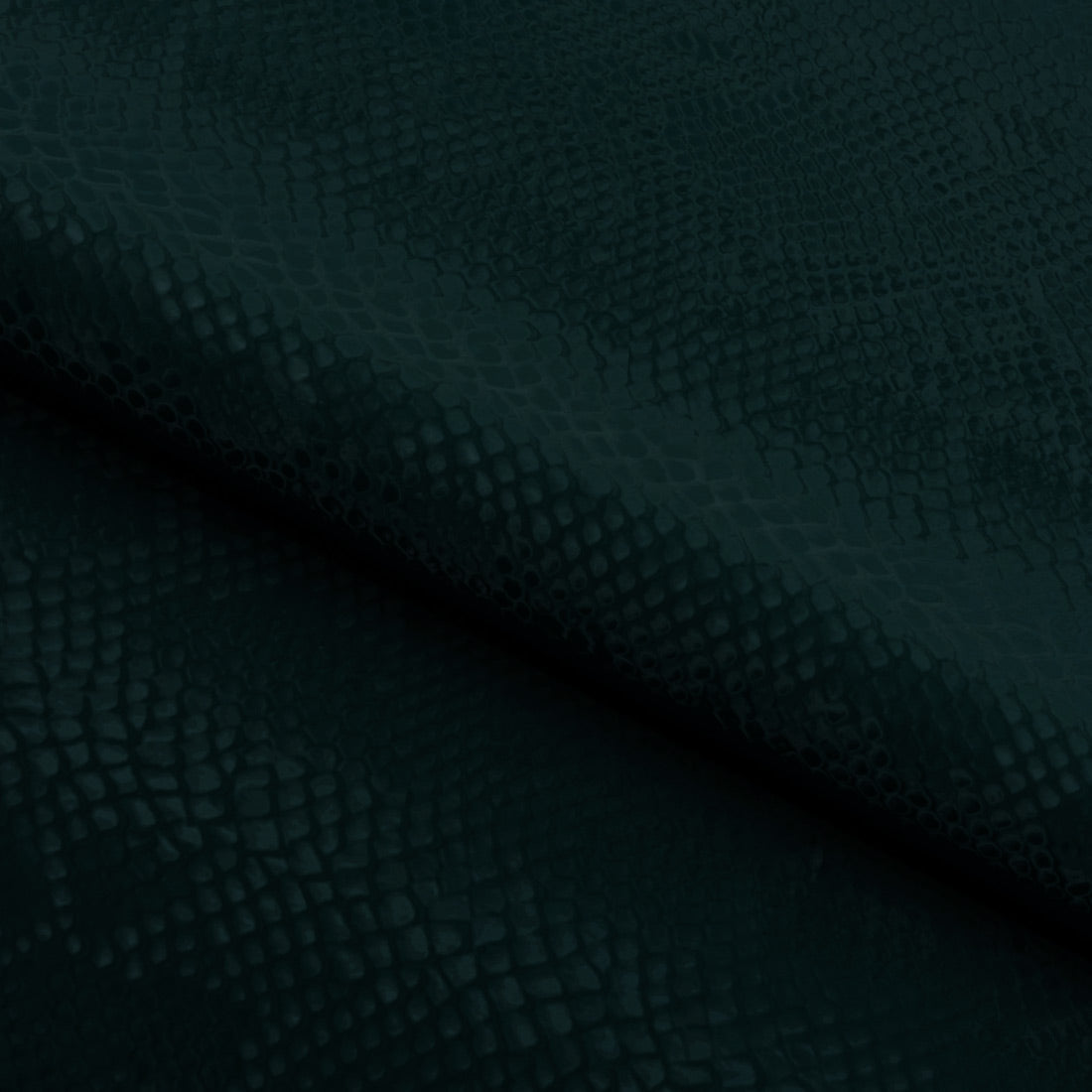 Serpent Polyester Spandex Slick Vinyl Fabric - Snake Skin Inspired Pattern, 54" Width (1 Yard)
