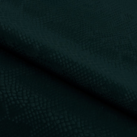 Serpent Polyester Spandex Slick Vinyl Fabric - Snake Skin Inspired Pattern, 54" Width (1 Yard)