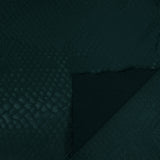 Serpent Polyester Spandex Slick Vinyl Fabric - Snake Skin Inspired Pattern, 54" Width (1 Yard)
