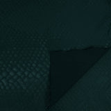 Serpent Polyester Spandex Slick Vinyl Fabric - Snake Skin Inspired Pattern, 54" Width (1 Yard)