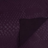 Serpent Polyester Spandex Slick Vinyl Fabric - Snake Skin Inspired Pattern, 54" Width (1 Yard)