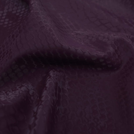 Snake Print Slick Vinyl Fabric