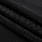 Serpent Polyester Spandex Slick Vinyl Fabric - Snake Skin Inspired Pattern, 54" Width (1 Yard)