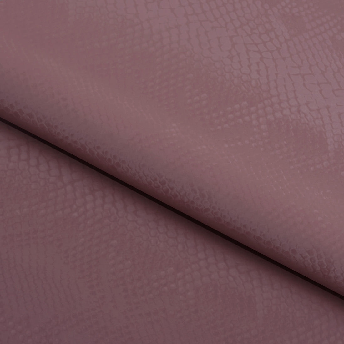 Serpent Polyester Spandex Slick Vinyl Fabric - Snake Skin Inspired Pattern, 54" Width (1 Yard)