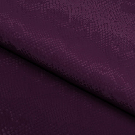 Serpent Polyester Spandex Slick Vinyl Fabric - Snake Skin Inspired Pattern, 54" Width (1 Yard)