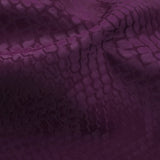 Serpent Polyester Spandex Slick Vinyl Fabric - Snake Skin Inspired Pattern, 54" Width (1 Yard)