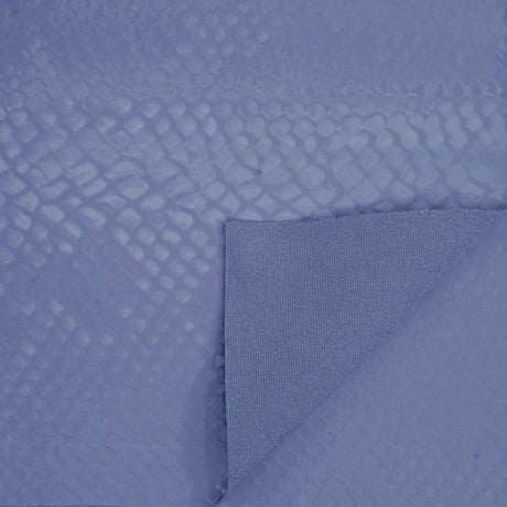 Serpent Polyester Spandex Slick Vinyl Fabric - Snake Skin Inspired Pattern, 54" Width (1 Yard)