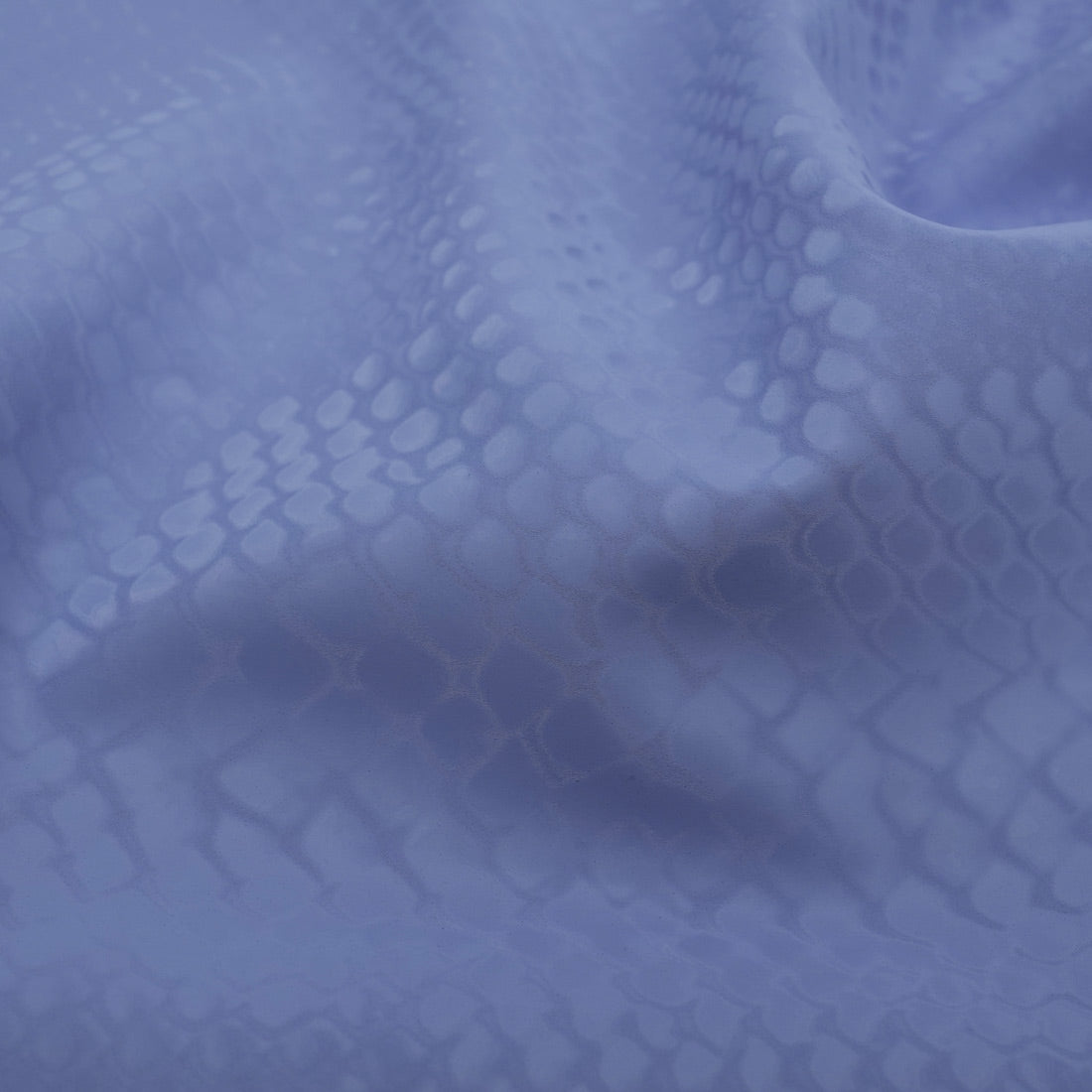 Serpent Polyester Spandex Slick Vinyl Fabric - Snake Skin Inspired Pattern, 54" Width (1 Yard)