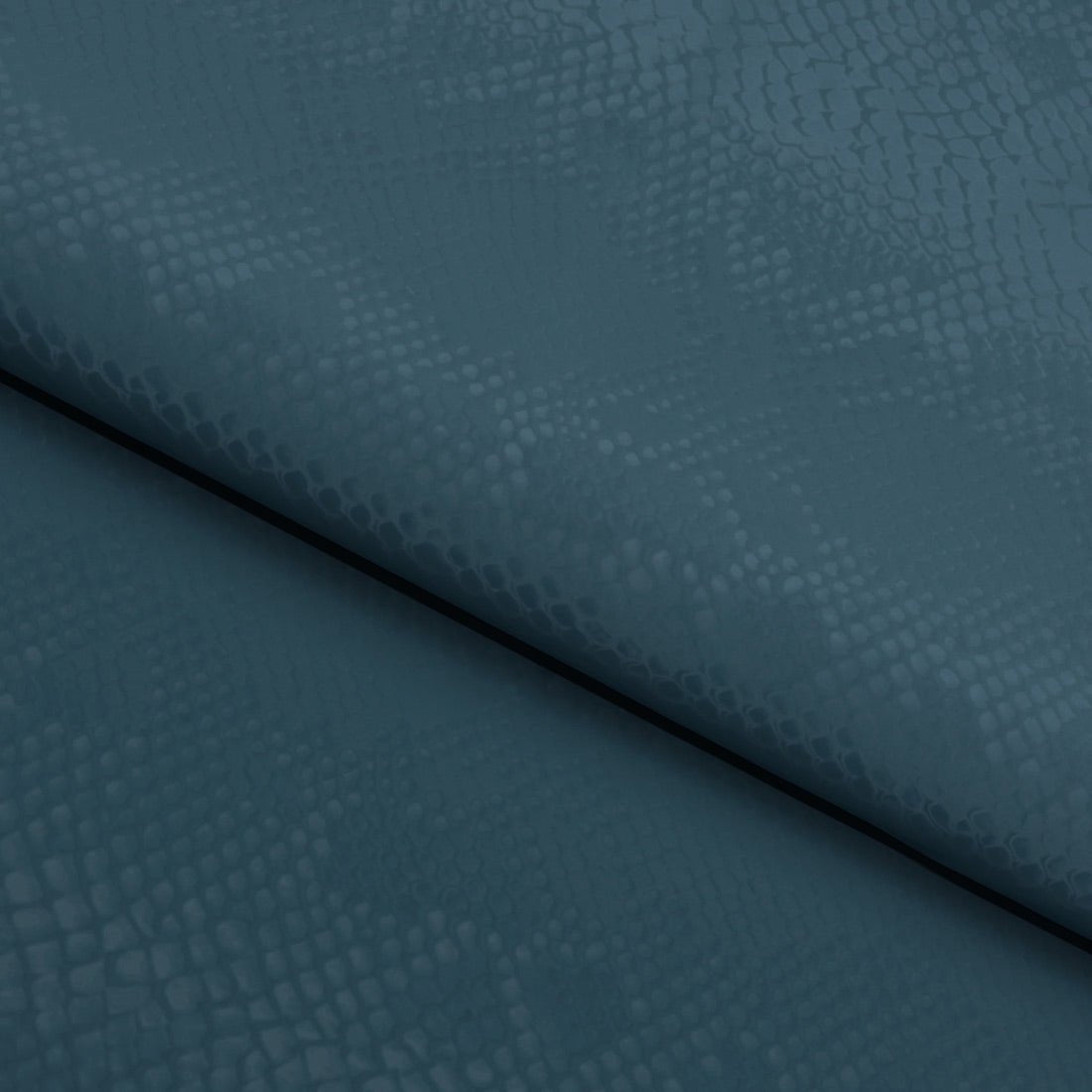 Serpent Polyester Spandex Slick Vinyl Fabric - Snake Skin Inspired Pattern, 54" Width (1 Yard)