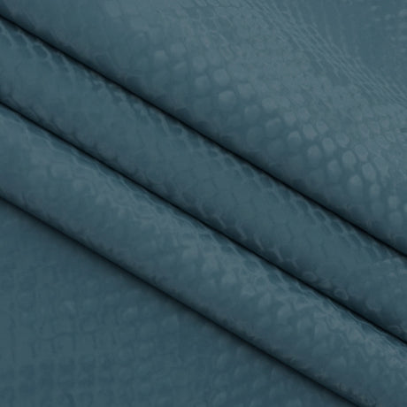 Serpent Polyester Spandex Slick Vinyl Fabric - Snake Skin Inspired Pattern, 54" Width (1 Yard)