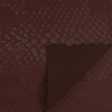 Serpent Polyester Spandex Slick Vinyl Fabric - Snake Skin Inspired Pattern, 54" Width (1 Yard)