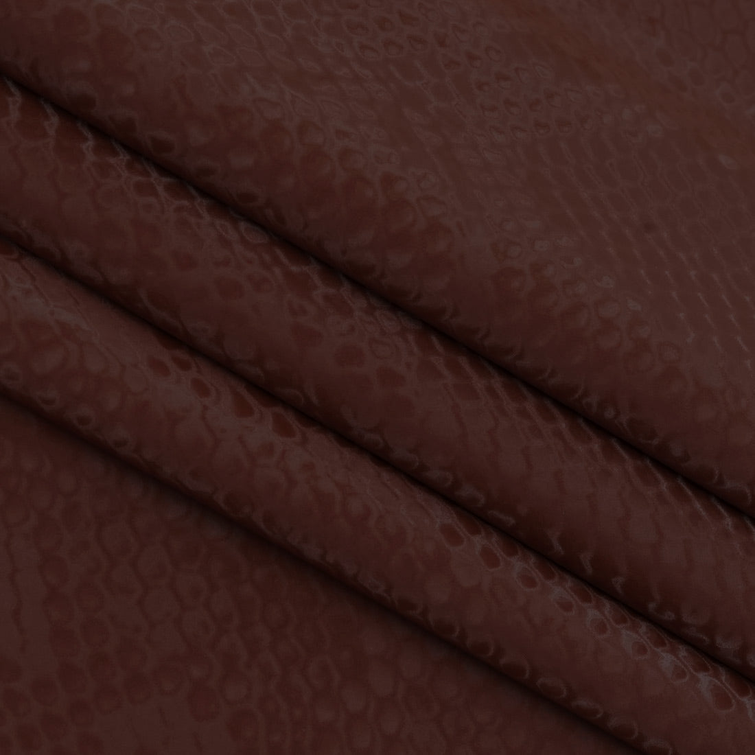 Serpent Polyester Spandex Slick Vinyl Fabric - Snake Skin Inspired Pattern, 54" Width (1 Yard)